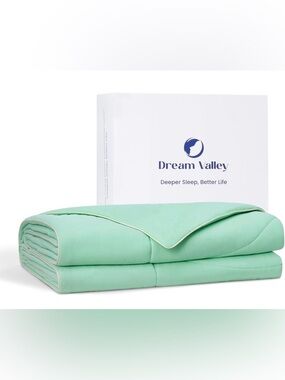 Mint Green Lightweight Comforter - Cooling Bedding